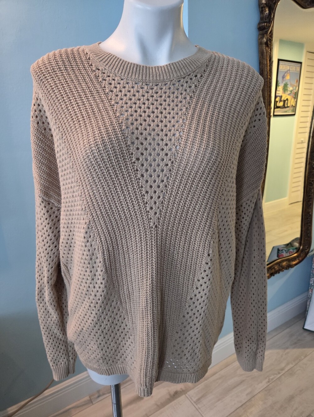 Kut From The Cloth Tinsley Open Weave Sweater